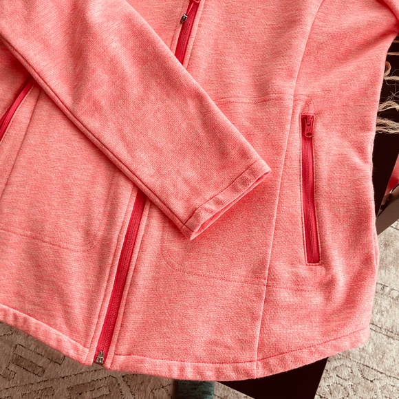 NWOT T for Talbots soft full zip jacket; Peachy-Pink, Small - Picture 7 of 12